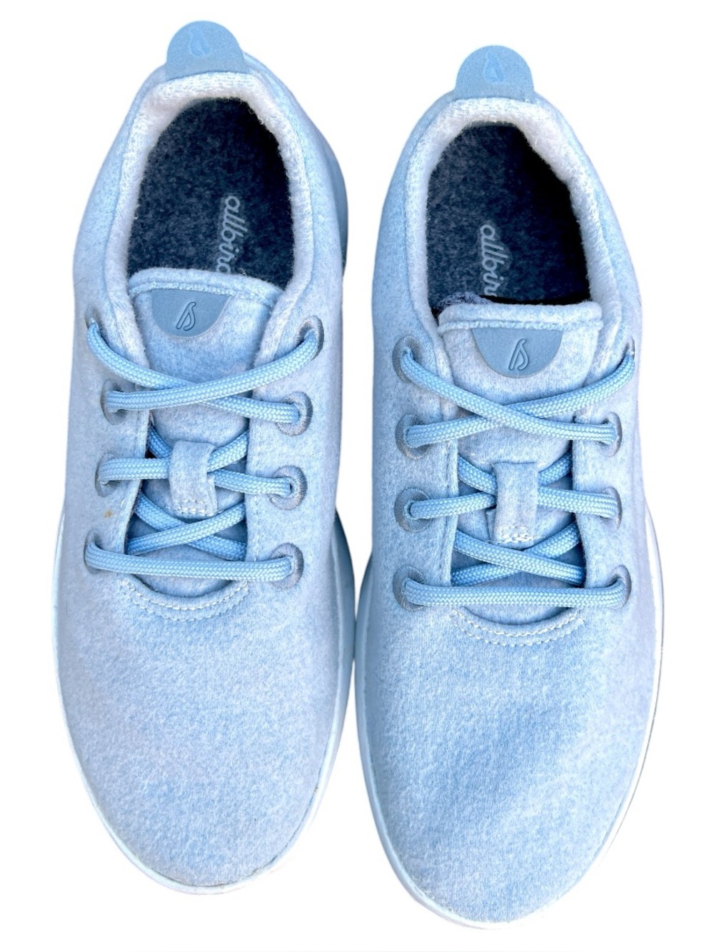 allbirds Frost Blue Wool Sneakers           Women 9 / Eu 39